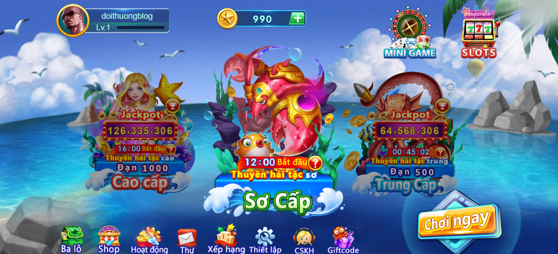 Xu Vàng 777 – Tựa game bắn cá đồ họa cực đẹp