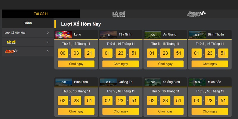 Bạn có thể thoải mái chơi Lô Đề theo kết quả XSKT của 3 miền Bắc – Trung – Nam