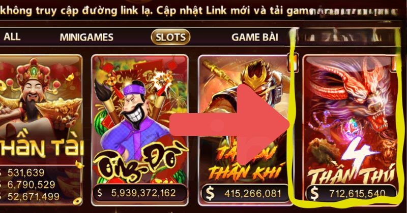 Logo 4 Thần Thú trên nền tảng 888b