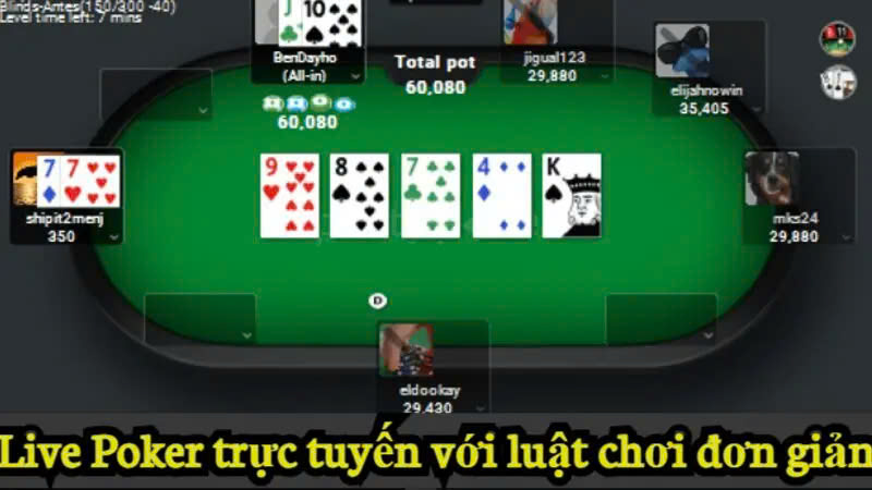 Khám phá thế giới Live Poker trực tuyến 888B 