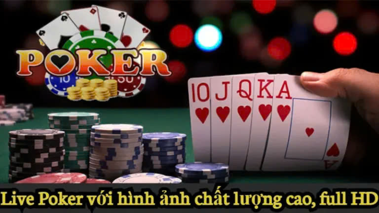 Live Poker trực tuyến với luật chơi đơn giản